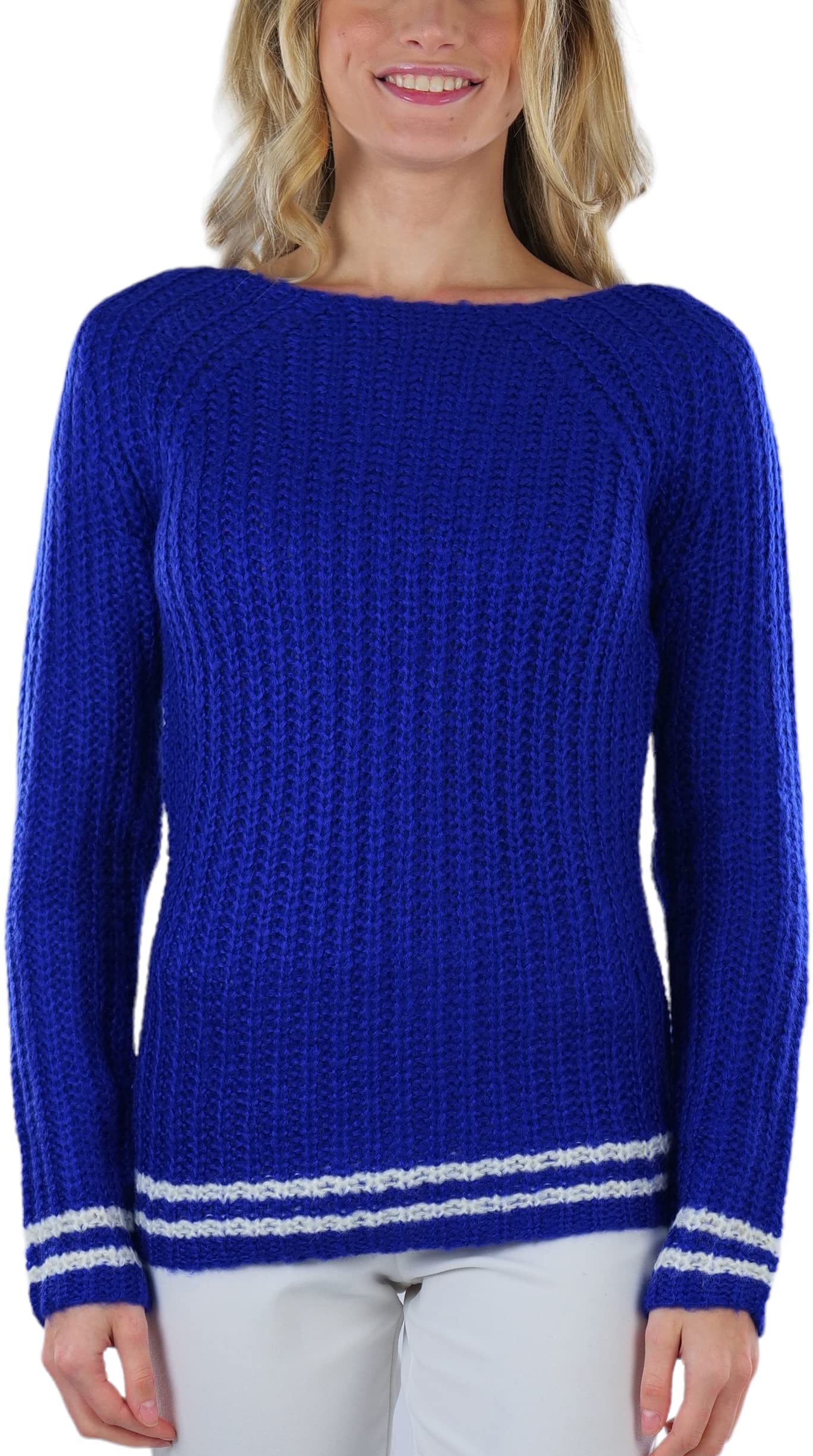 ToBeInStyle Women's Classic Long Sleeve V-Neck Pullover Sweater
