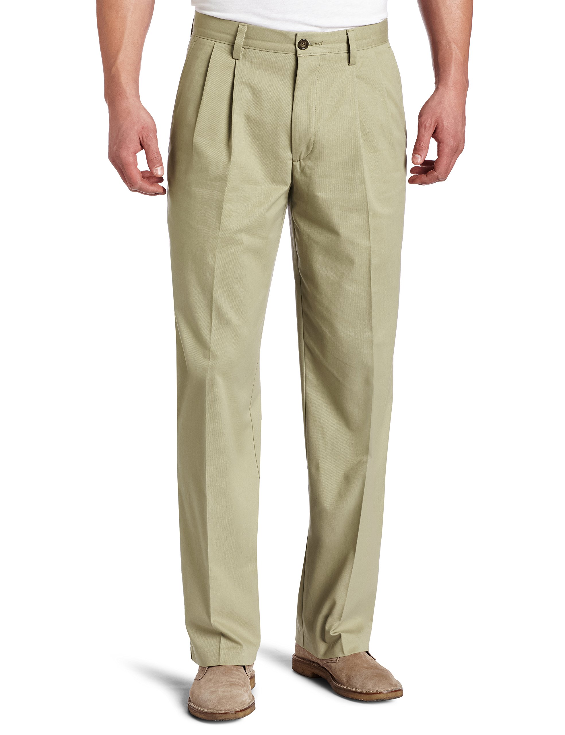 Dockers Men's Classic Fit Easy Khaki Pleated Pants