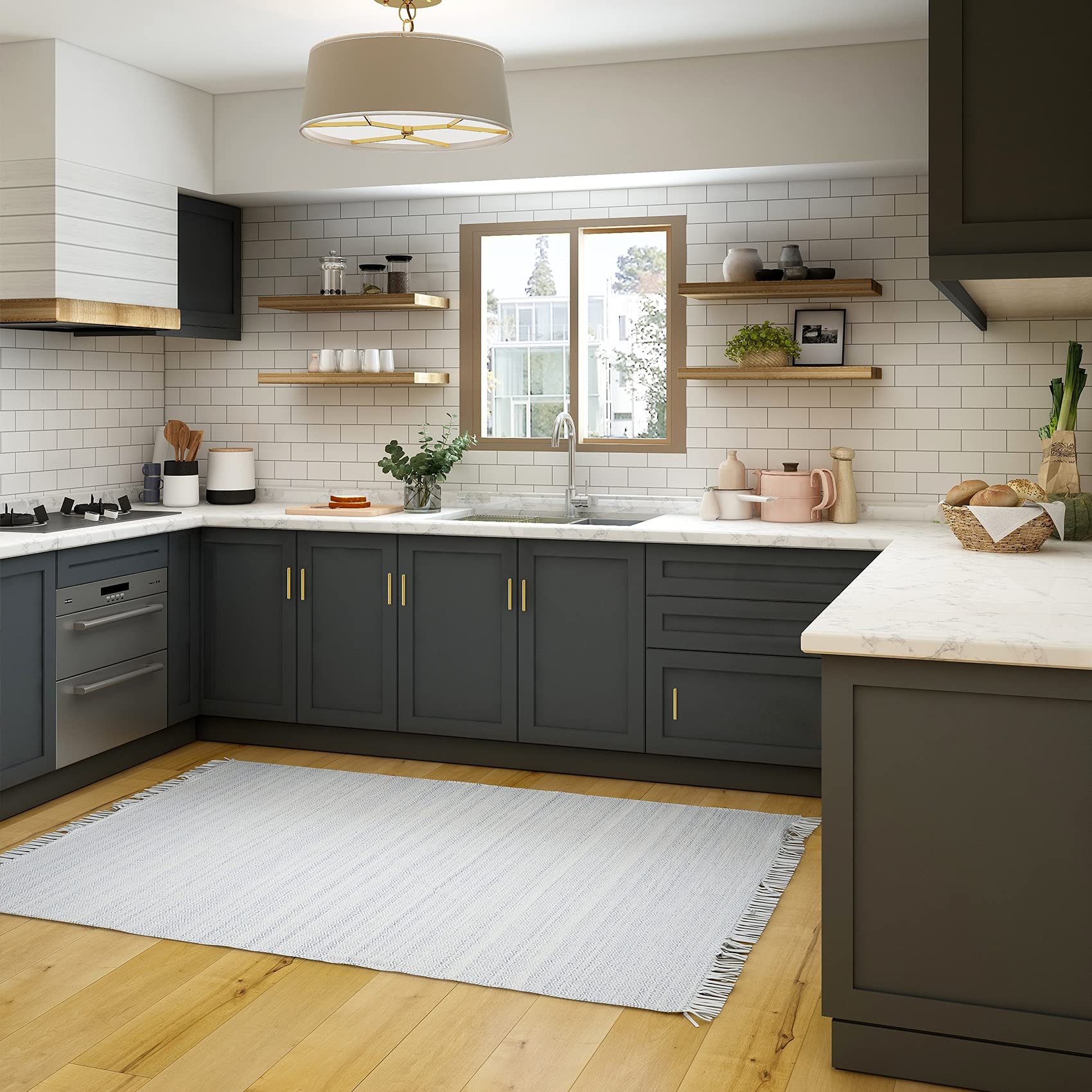 Buy Ravinte Gold Handles 30 Pack 5 Inch Brushed Gold Kitchen Pulls 3 Inch Hole