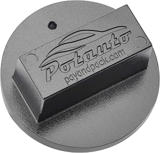 POTAUTO Universal Aluminum Jack Pad Jacking Puck Adapter Support compatible with Mercedes Benz Vehicles 2000-Present (Qty 1, Black)