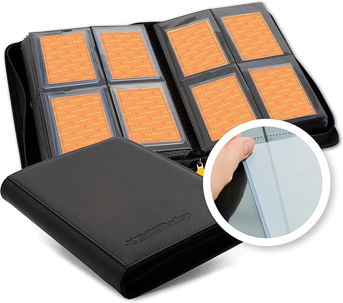 Álbum toploader para cartas Pokémon con capacidad para 128 cartas