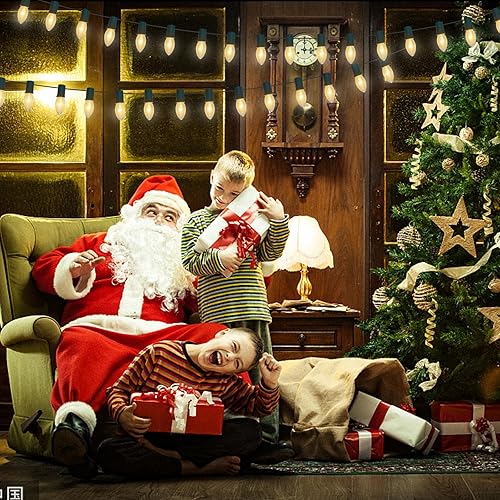 Miniatura 7 de Bombillas de repuesto C9, paquete de 25 bombillas incandescentes de Navidad C9 que se adaptan a la base intermedia C9E17, bombillas nocturnas de 7 W