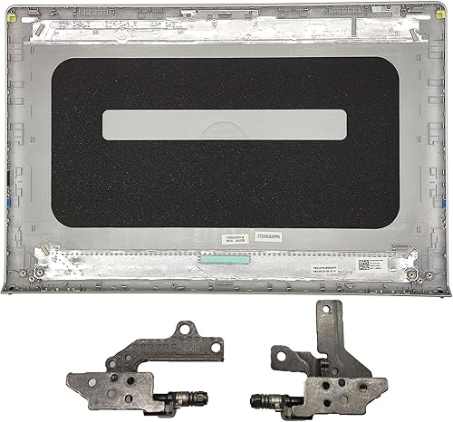 Miniatura 2 de Reemplazo LCD Tapa trasera superior trasera con bisagras para Dell Inspiron 15 3510 3511 3515 3520 3525 Series Laptop 0DDM9D DDM9D DDM9D Plata