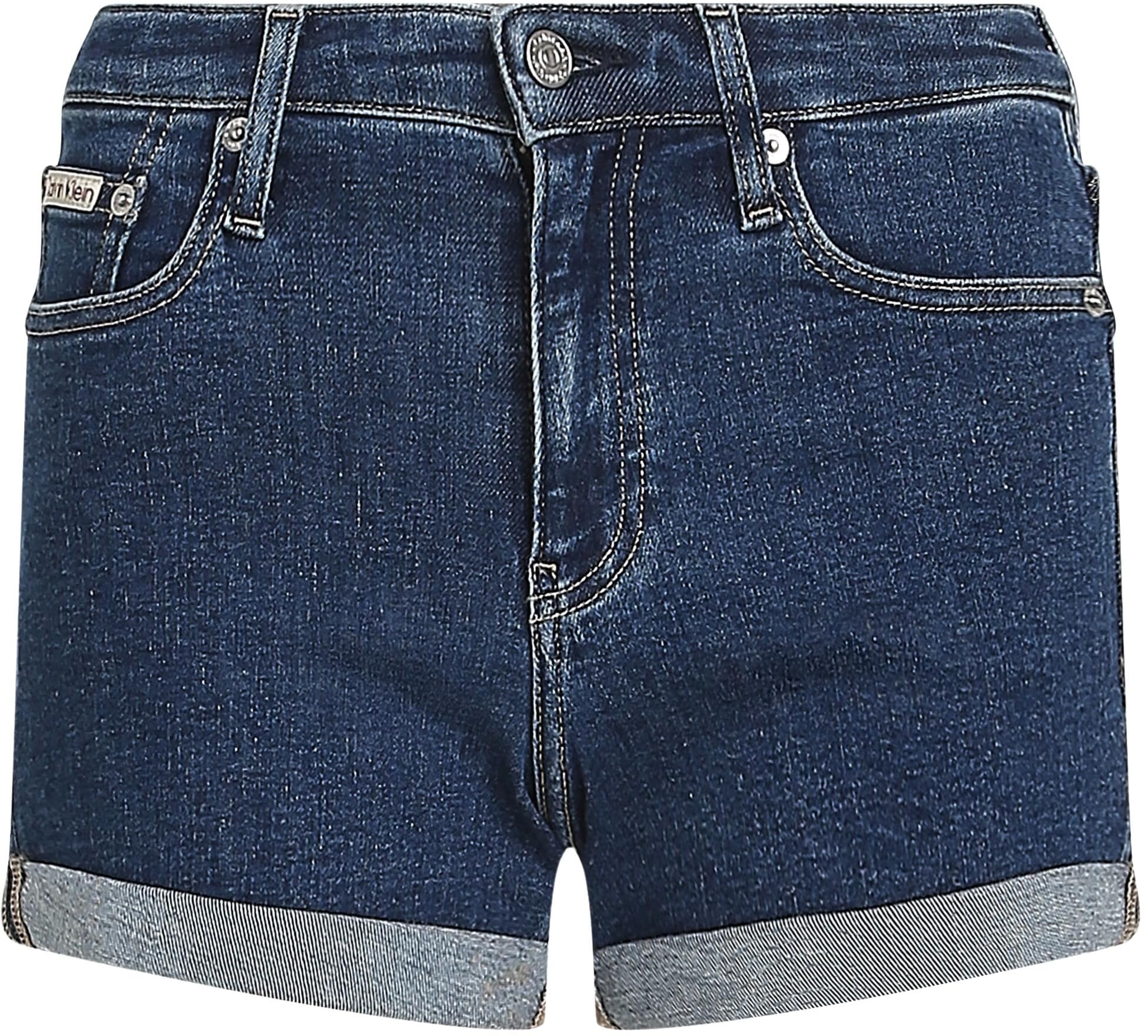 Calvin Klein Short en Jean Femme Mid Rise