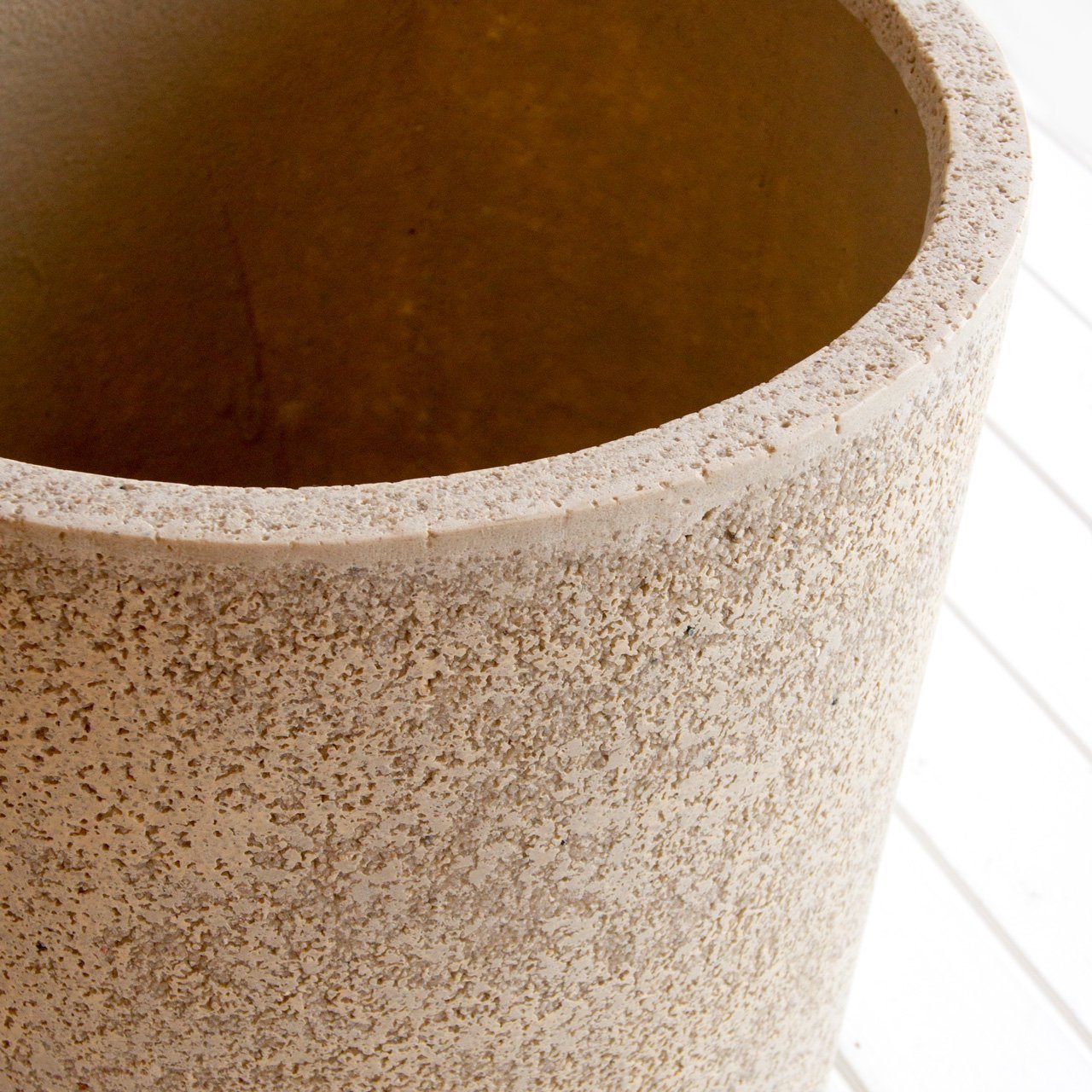 Amazon.co.jp: 植木鉢 大型 中型 サンディス シリンダー ベージュ M 45