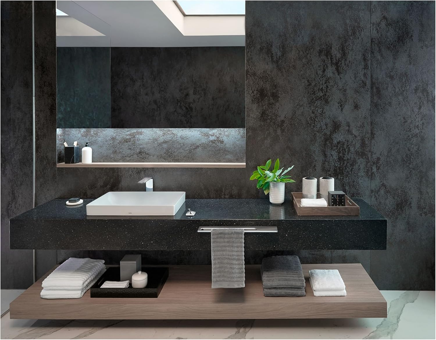 TOTO Kiwami Rectangular 20" Vessel Bathrroom Sink with CEFIONTECT, Cotton White - LT475GR#01