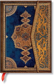 Paper Blank Notebook Hardcover Sapphire Indigo Midi B6 Ruled PB8199-9