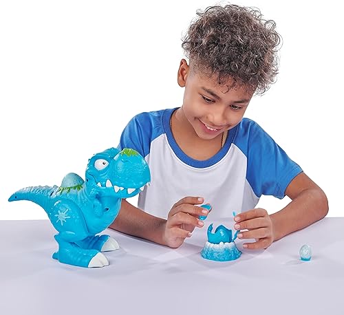 Miniatura 6 de Smashers Dino Ice Age Ice Rex Playset Series 3 T-Rex - Set de juguetes con accesorios, Tyrannosaurus Rex juguete coleccionable para niños, juego de