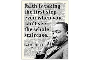 Inspirational Martin Luther King Poster, Keep On Keeping On