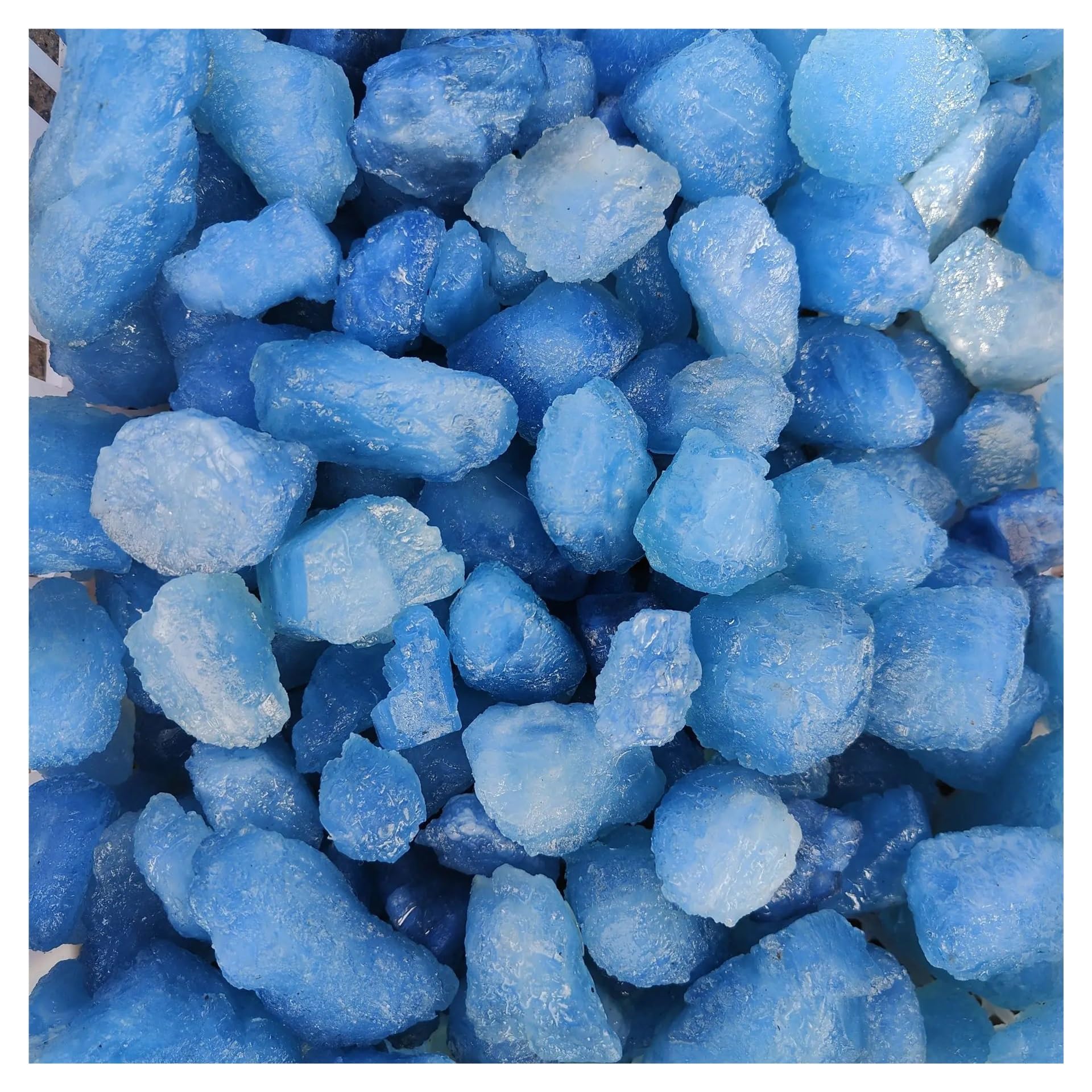 AARTERZZA 1pcs 35-50g Crystal Aquamarine Rough Stone Home Decoration