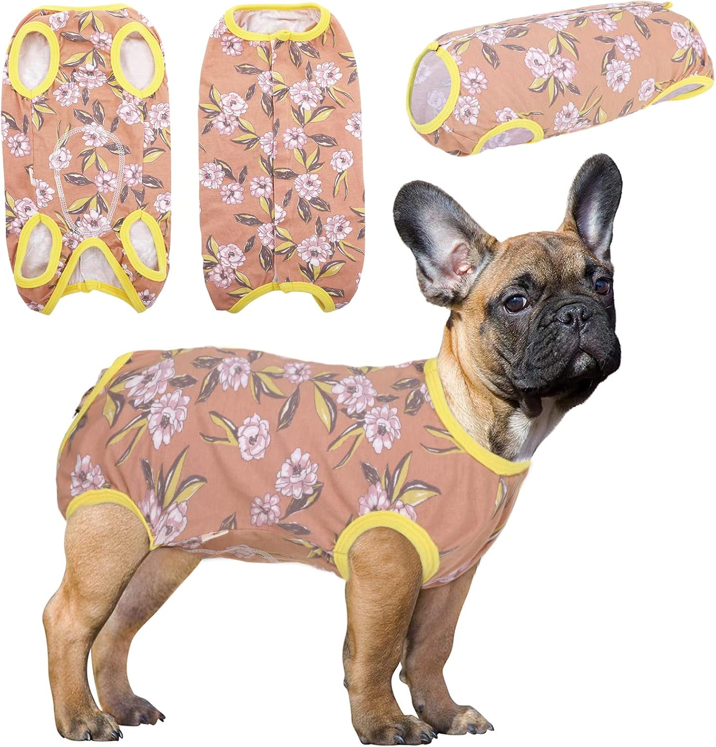 SAWMONG Dog Surgery Recovery Suit, Recovery Suit for Dogs After Surgery, Dog Spay Surgical Suit for Female Dogs, Dog Onesie Body Suit…