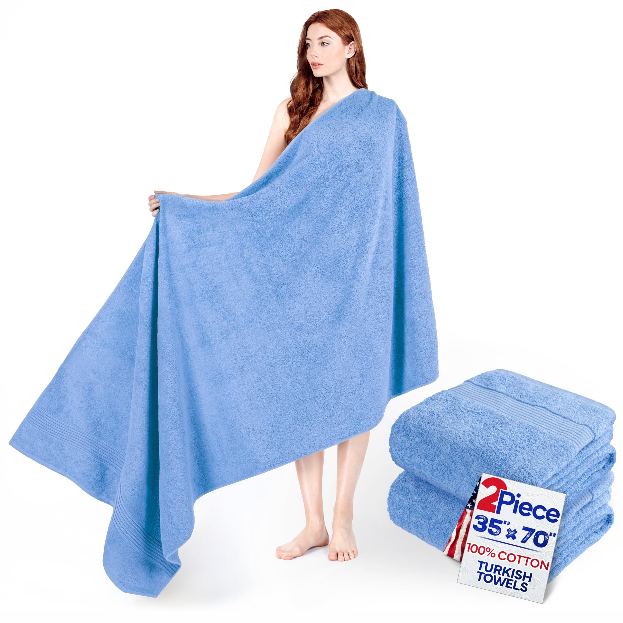 Luxury Turkish Cotton Towel Set - 6 Piece -22