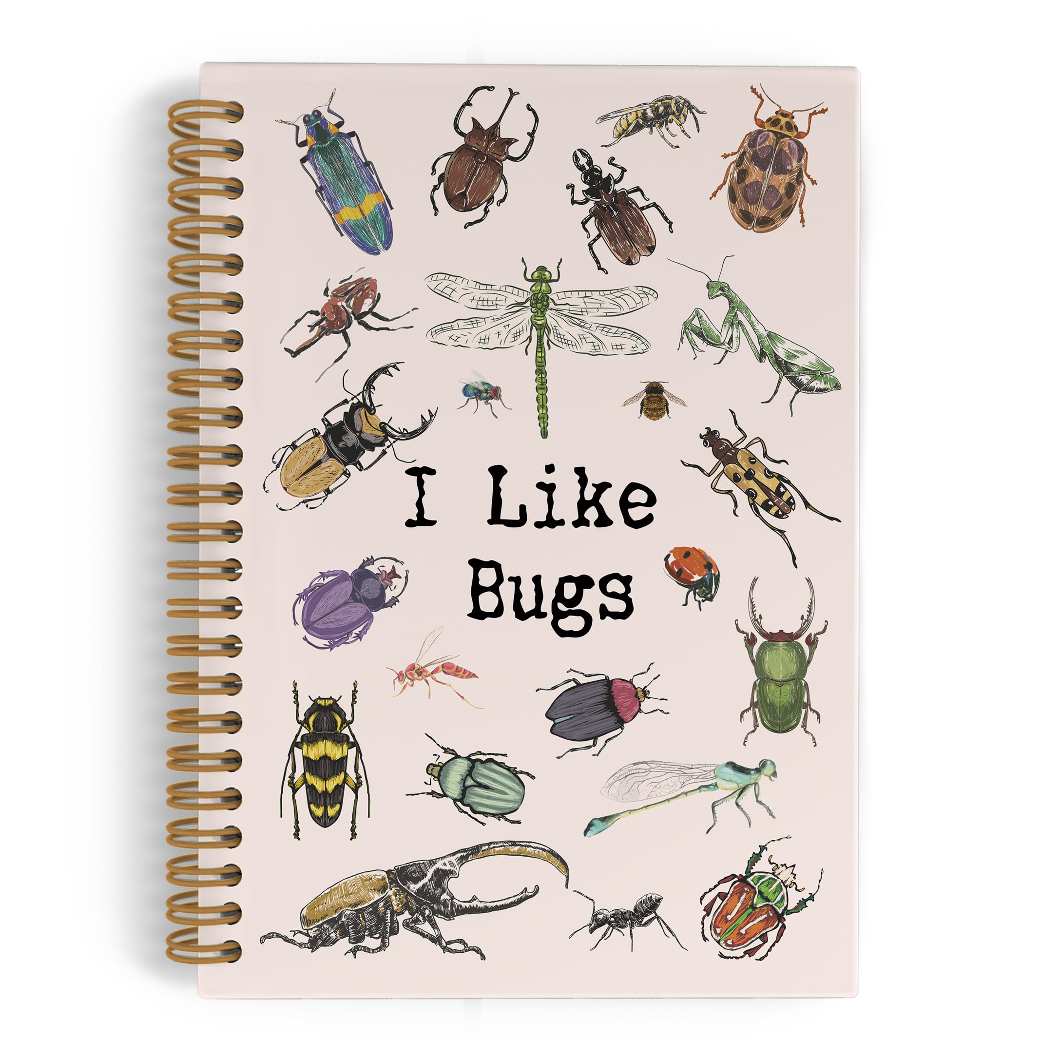Carnet à spirale insectes, cadeau idéal pour amateurs d'entomologie