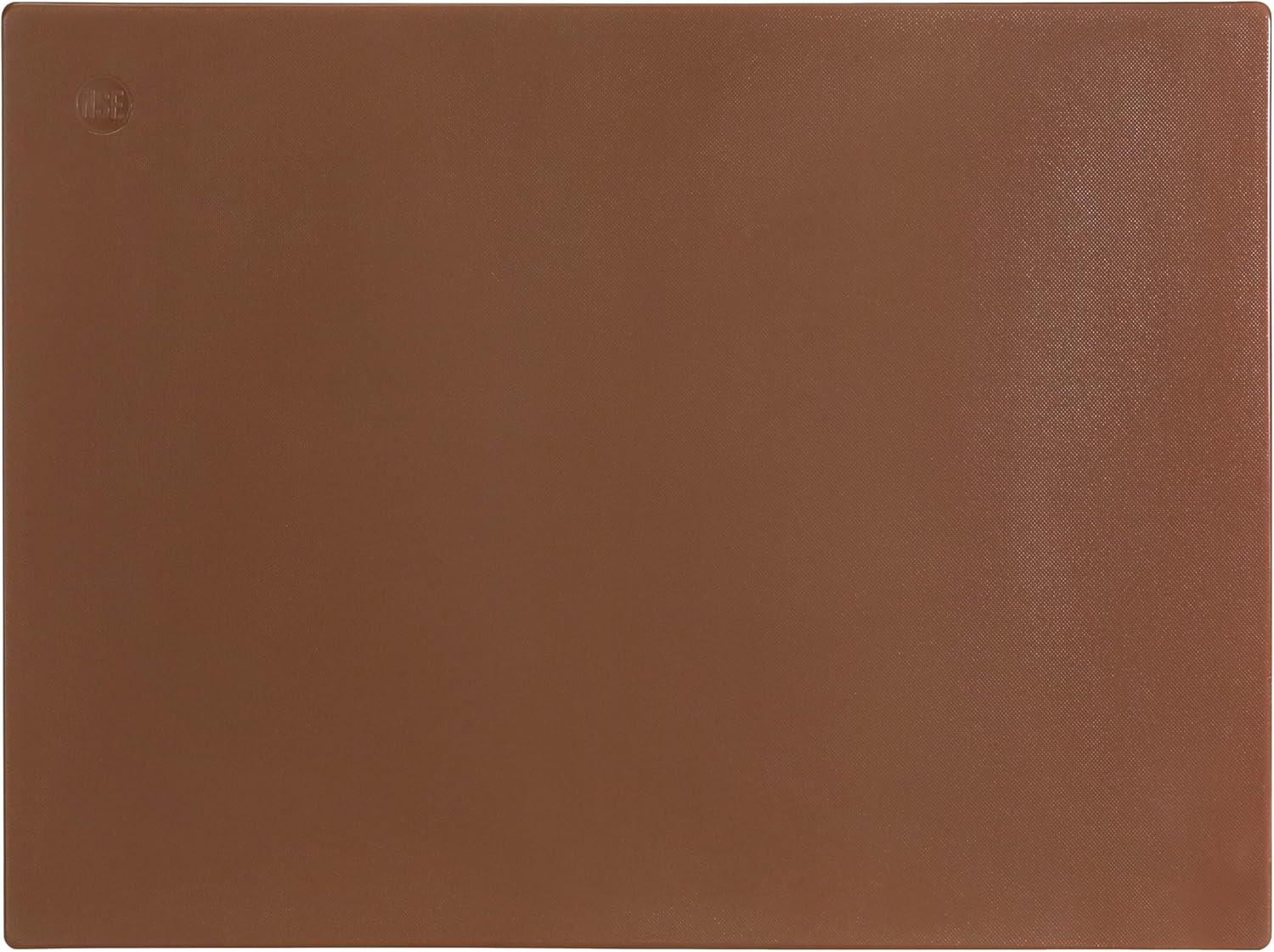 New Star Foodservice 15" x 20" Brown Polyethylene Cutting Board, NSF Certified, Commercial Plastic Cutting Board