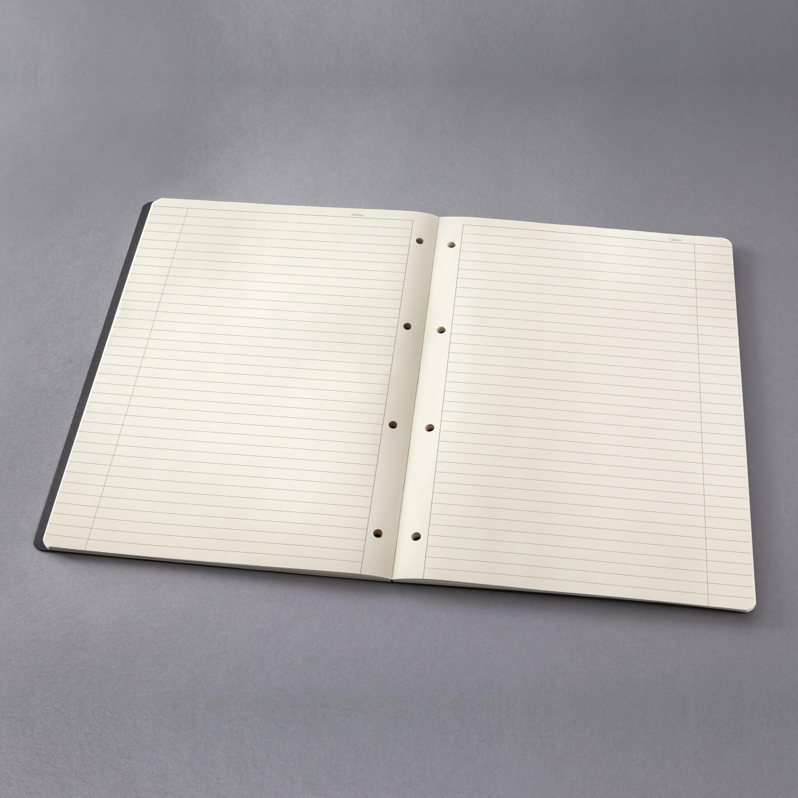SIGEL CO801 Bloc de notas, 21.1 x 29.7 cm, a líneas, Hardcover, negro, 5 unidas, Conceptum