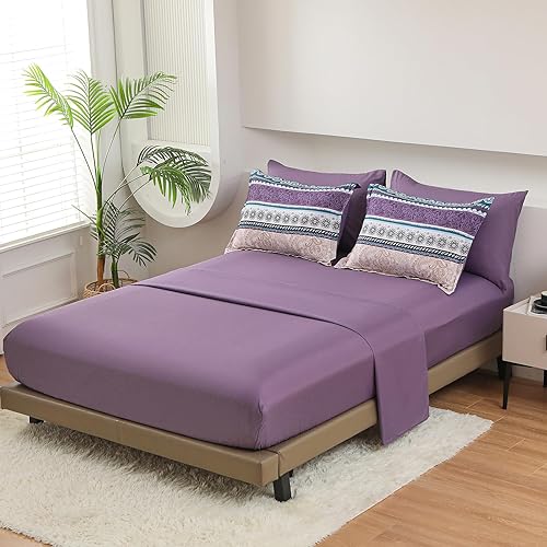 Miniatura 4 de Juego de edredón, edredón para todas las estaciones, juego de cama de microfibra suave, juego de edredón WD08AB090533K7U-C