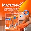 Macro Max Large Size Large Size Cleaning Gloves with Cotton Inner Surface and Anti-Slip Pattern