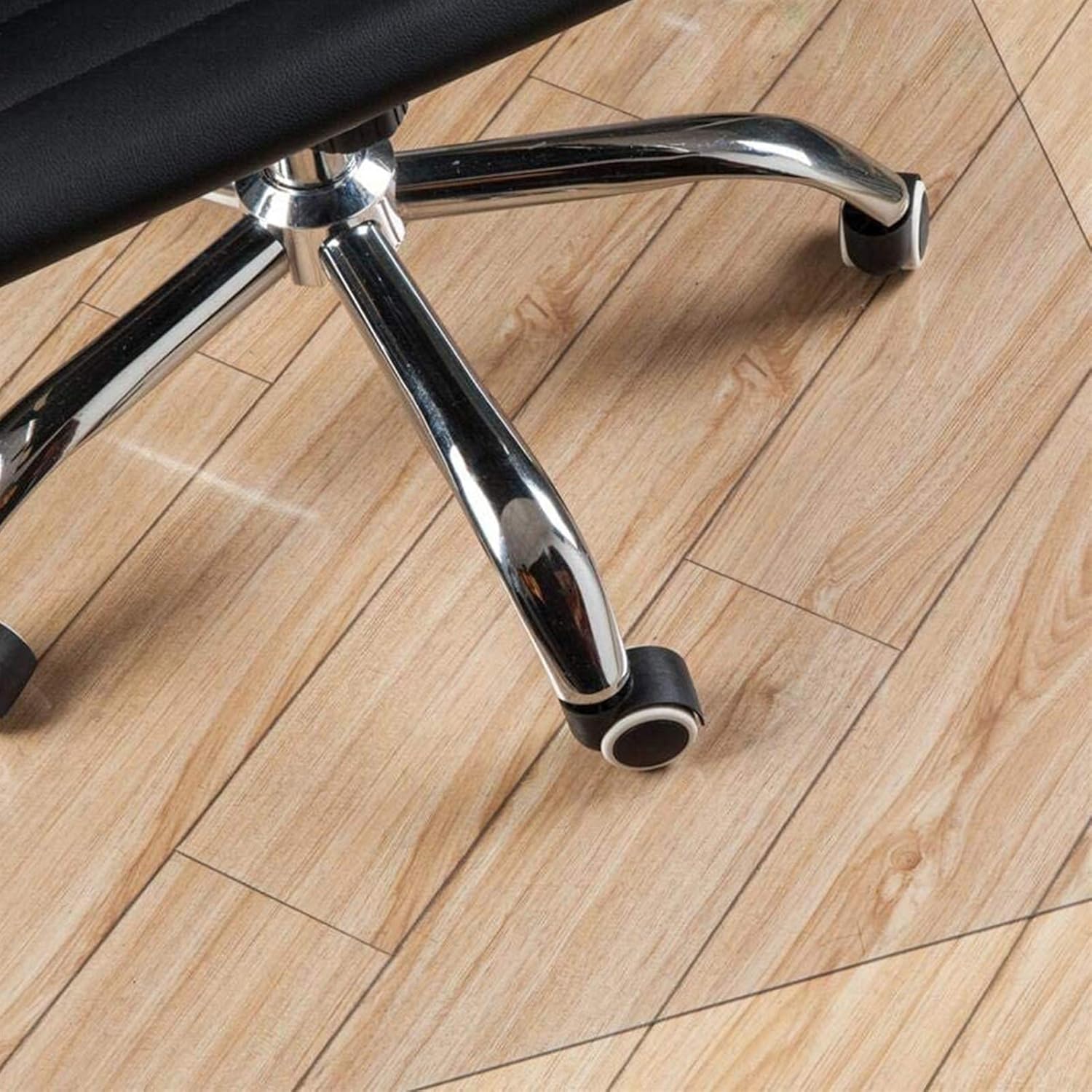 Home Office Hardwood Floor Protector Mats for Kitchen,Inside Living Room Plastic Transparent Carpet Rug, Patio & Bedroom, Thick 1.5mm(1.3mx8m/4.2x26ft)