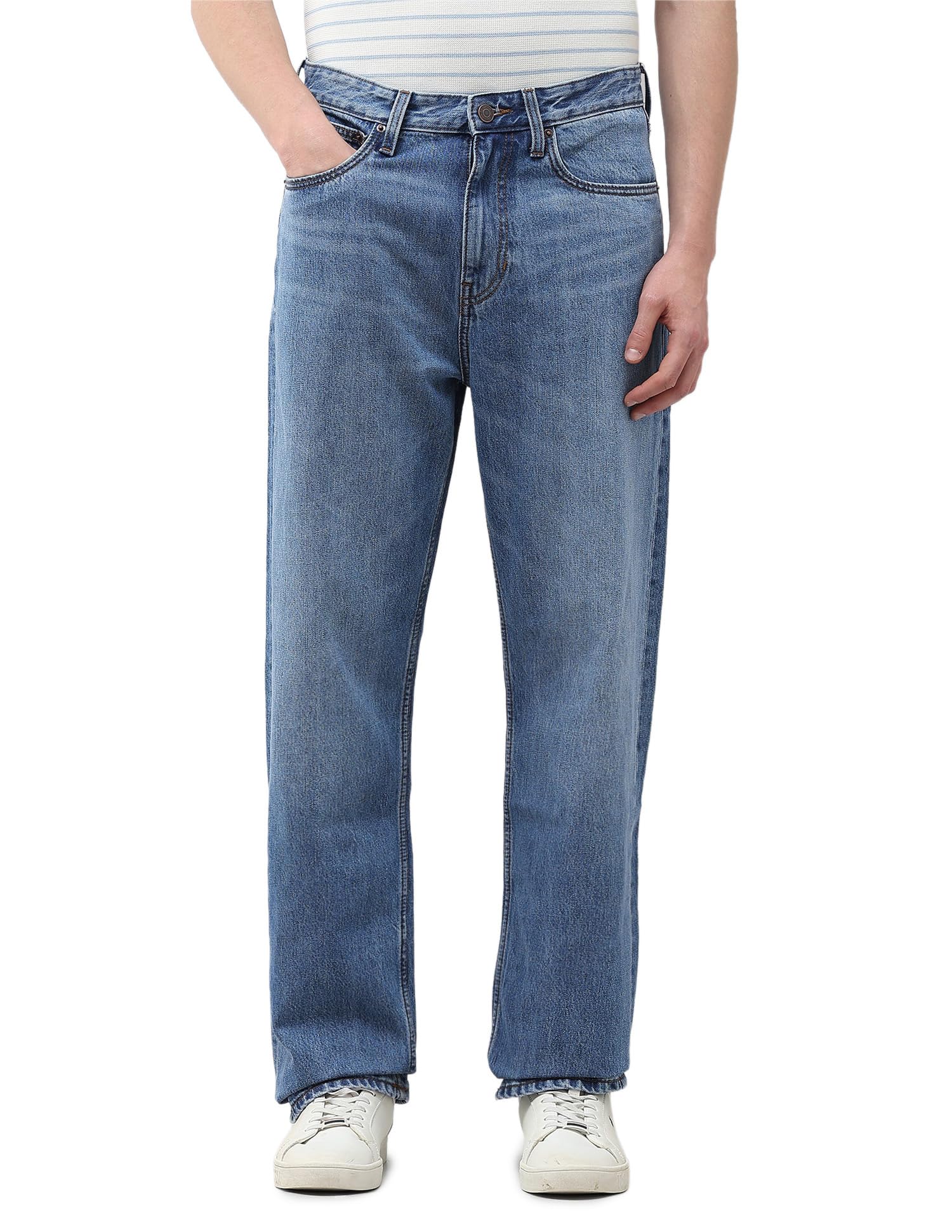 u.s. polo assn. denim co. Men's Logan Loose Straight fit Blue Jeans-picture-42