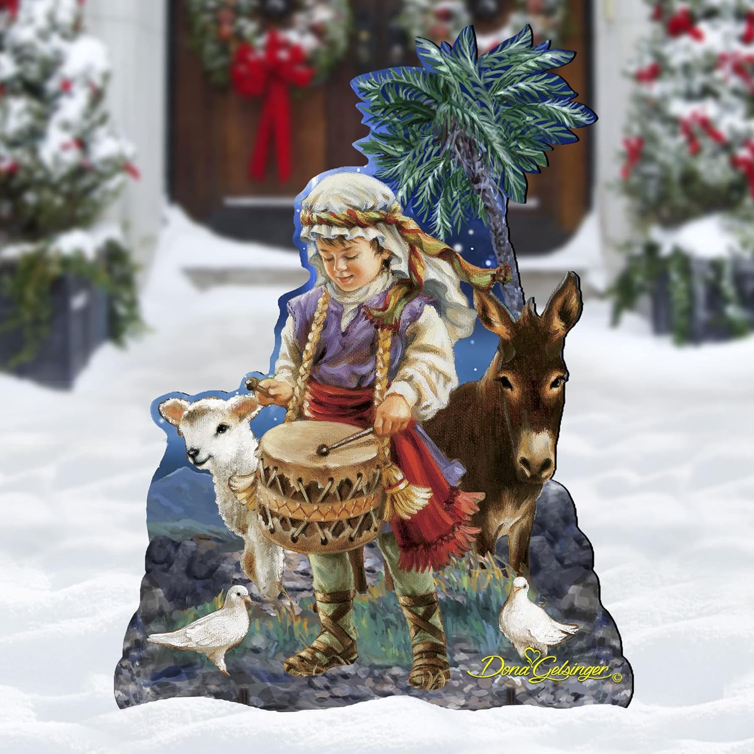 Nativity Scene Little Drummer Boy Home and Outdoor Decor by Dona Gelsinger
