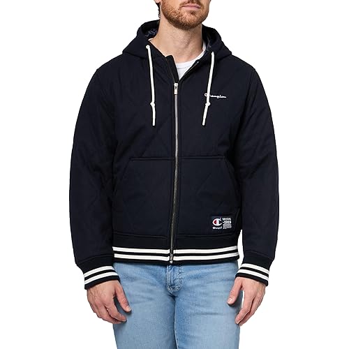 Champion mens Diamond Quilted Varsity Hoody