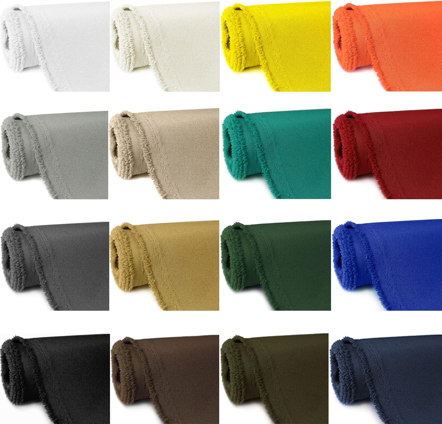 Waterproof Canvas Fabric by The Yard 58" W 600D Upholstery Polyester Material Indoor Outdoor Water Resistant Fabric for Chair Cushion Furniture Cover Sewing DIY Cloth, 5 Yards Army Green