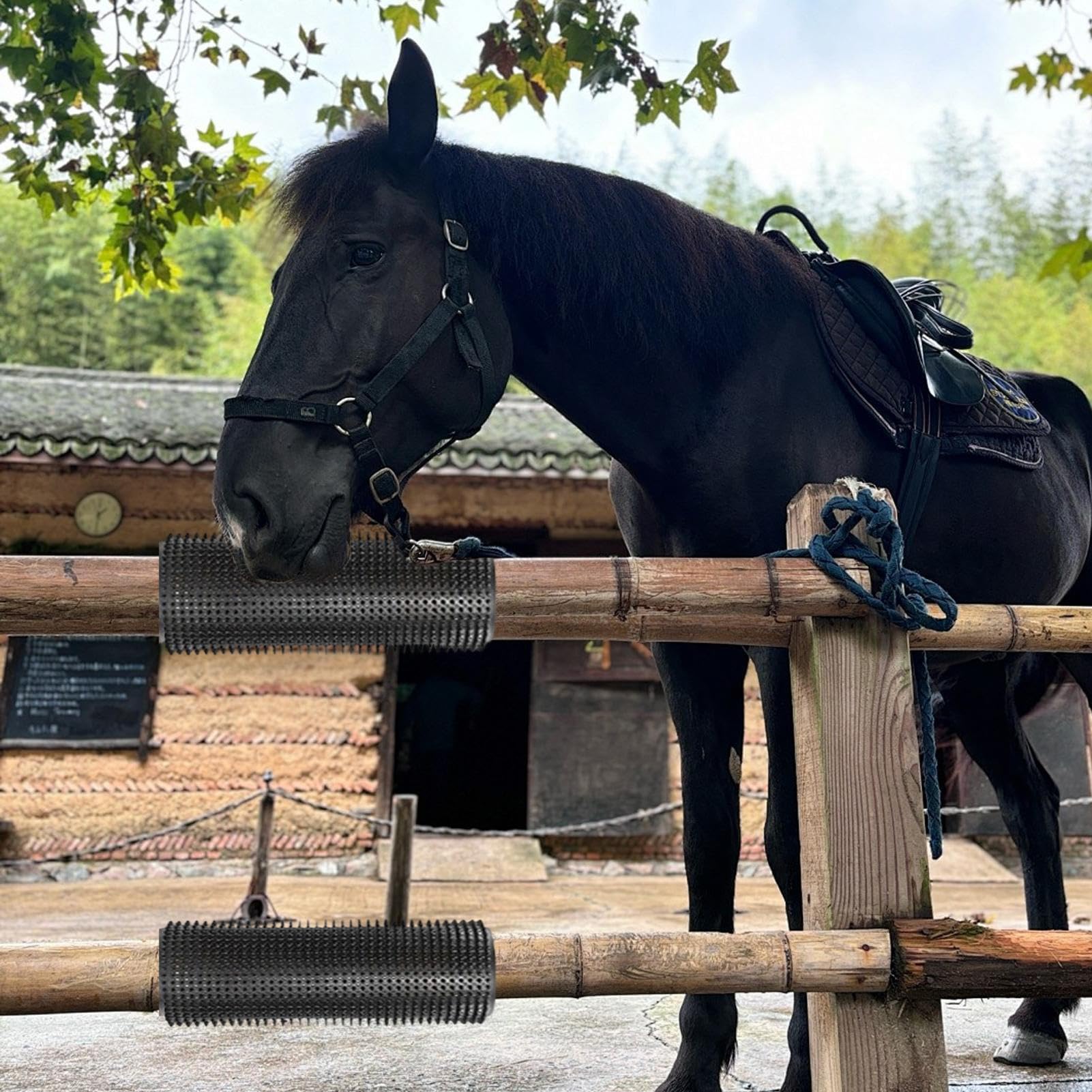 Strofinatoio per - Antiprurito e Muta Pelo,2 Pezzi Grattatoio per Attrezzatura Agricola | per Animali da Fattoria Pecore Mucche Cani Polli