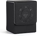 Card Deck Box, 110+ Storage MTG Deck Box with 50 Pcs Card Sleeve, Collectible Tradi...