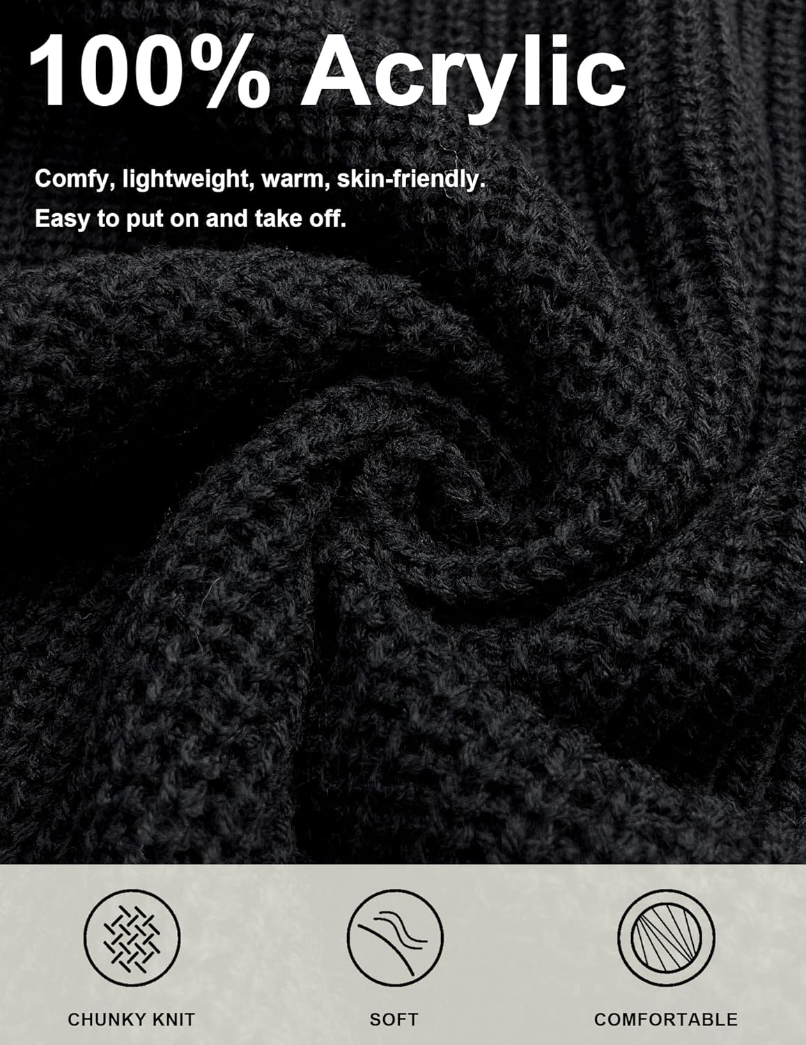 Women's Loose Sweater, Elasticity, Soft, No Pilling, Lightweight, Fall Spring Sweater Tops for Women - Image 6