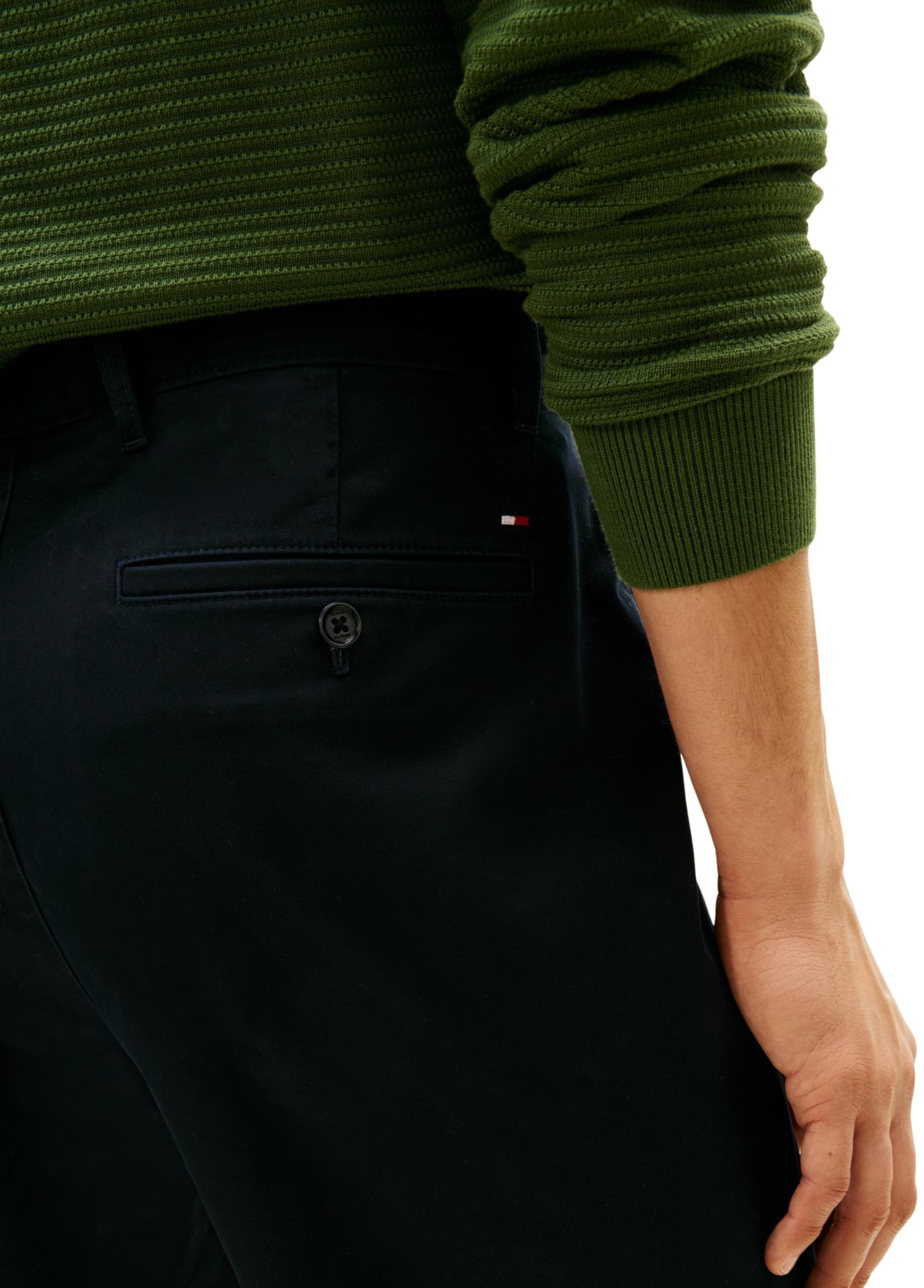 Tommy Hilfiger Herren Chino Hose Harlem Essential Twill Tapered Fit – Bild 2
