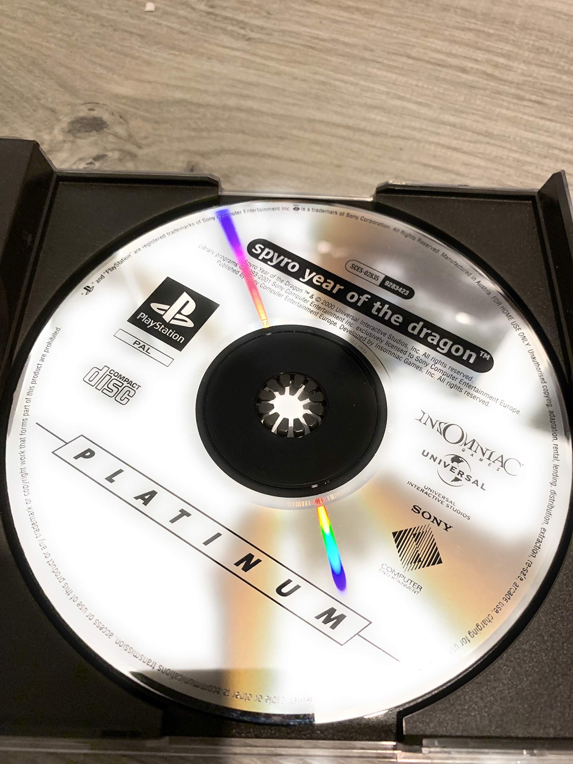 Jeu PlayStation 1 – Spyro the Dragon (version Platinum) - Jeux vidéo