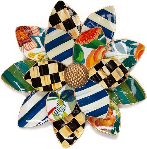 MACKENZIE-CHILDS Wallflower, Decoración de Pared Floral Colgante, Pequeña