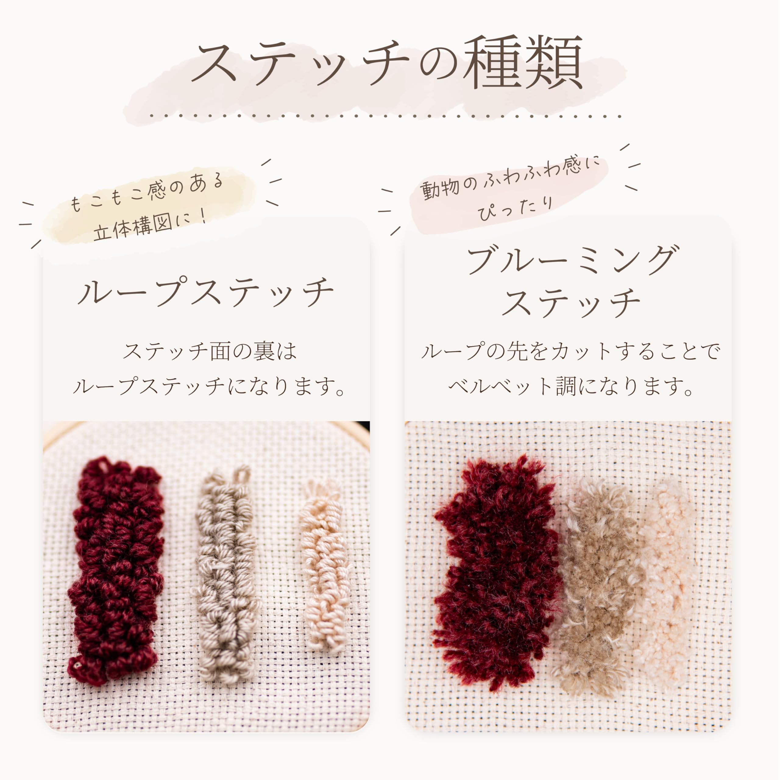 Amazon.co.jp: orineige パンチニードルセット 3本針 (S/M/L) 専用布