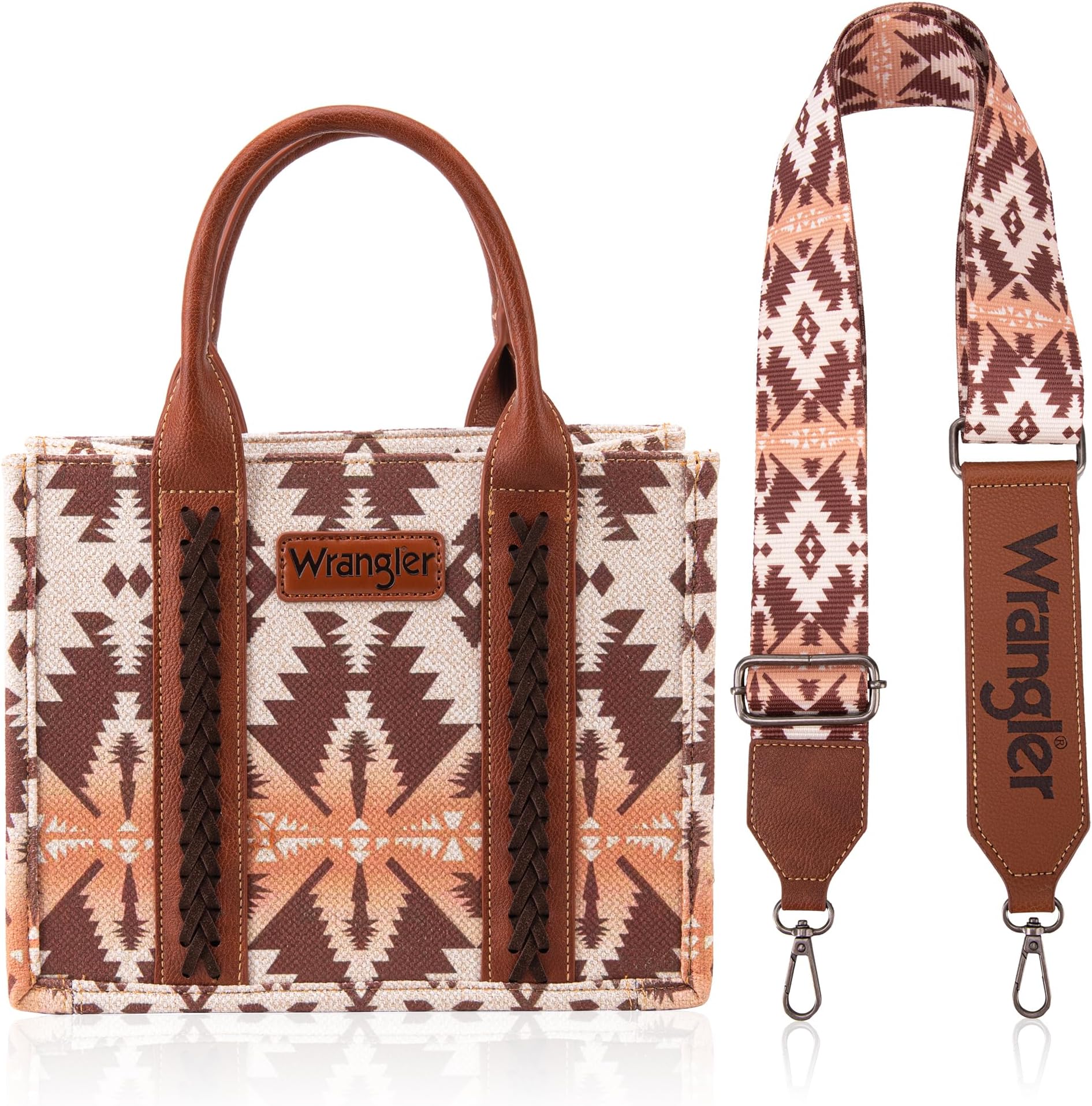 Montana West Wrangler Purse Western Aztec Tote Bag for Women with Guitar Strap | Western, Boho, Aztec, Western, Boho, Aztec