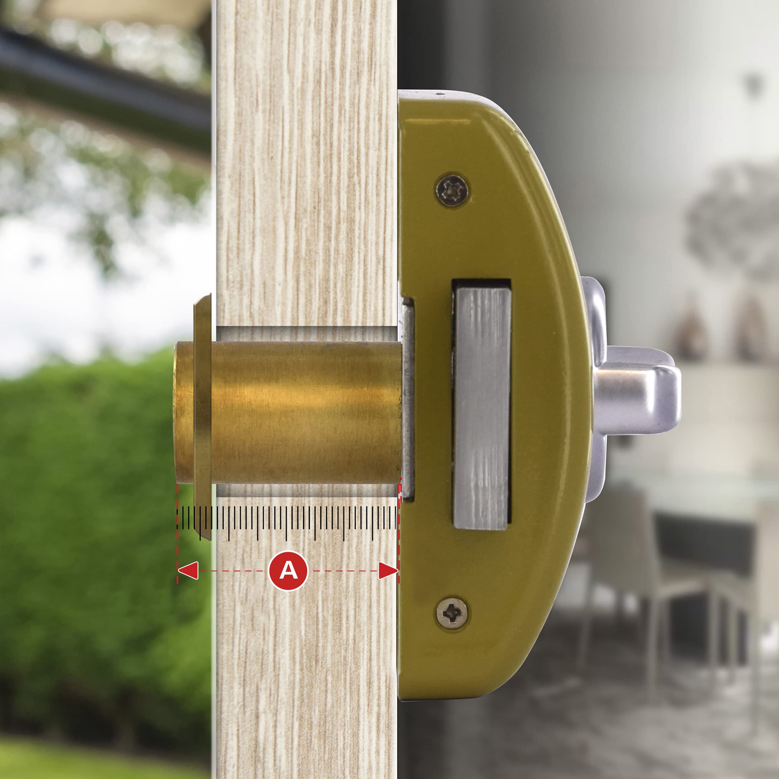 THIRARD FABRICANT DE SECURITE DEPUIS 1920 Thirard 00971515 Entrance Door 5 Bronze 3 Keys-Pressed Steel Boot Cover Type: Knob + Cylinder 45 mm-Locks-Design - Image 3