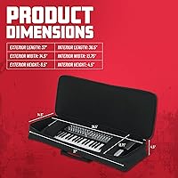 Vista 6 de Bolsa acolchada Gator Cases para teclados de 49 notas; (GKB-49)