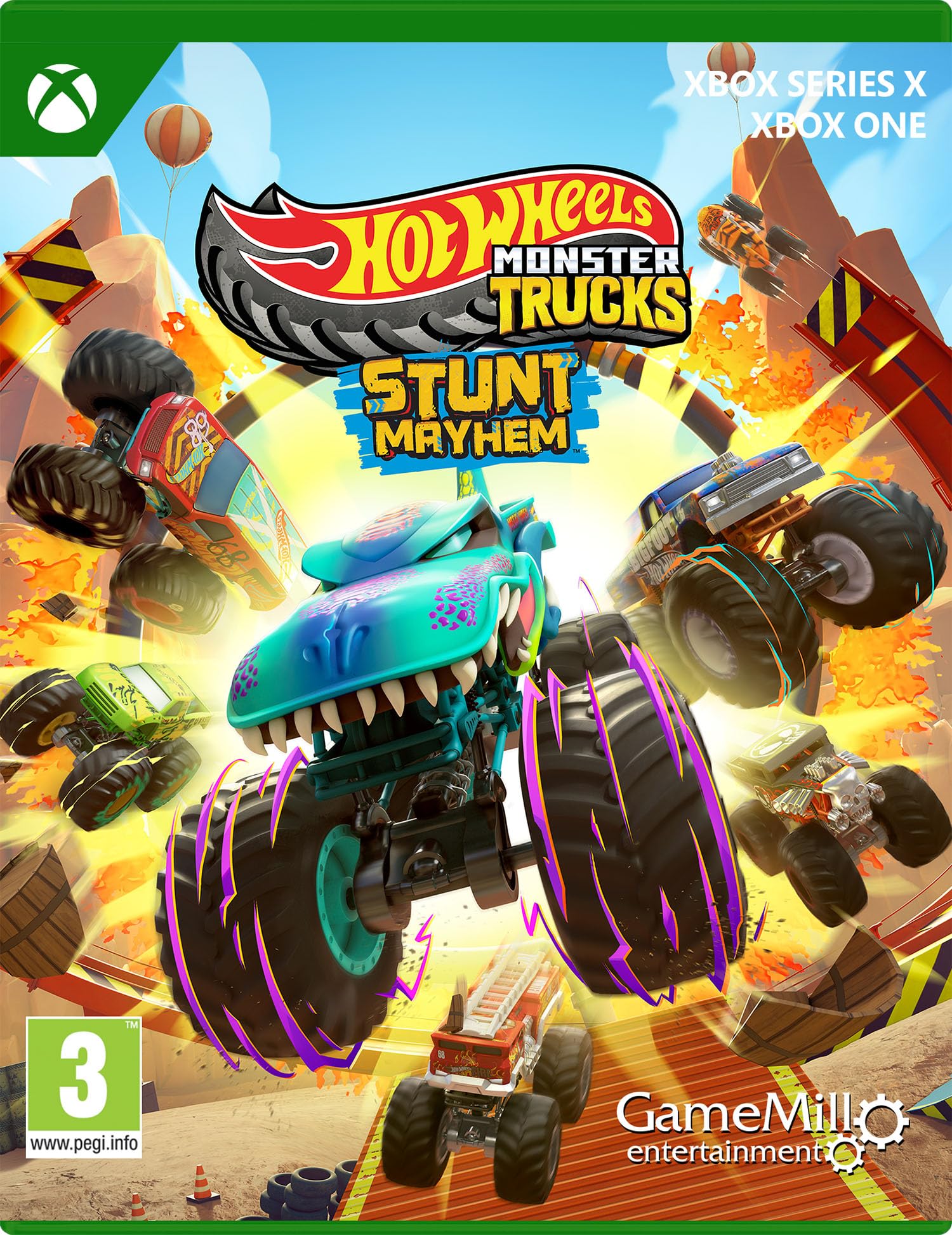Hot Wheels Monster Trucks: Stunt Mayhem (Xbox Series X) : Amazon