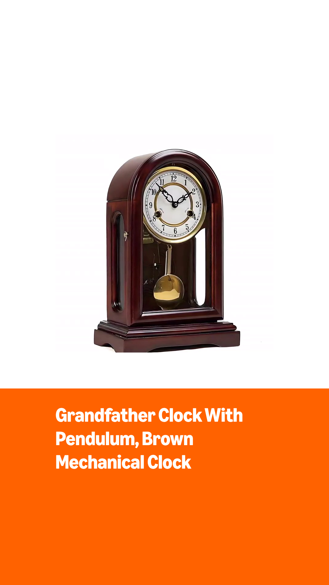 Amazon.com: Grandfather Clock,with Pendulum Chimes Mechanical