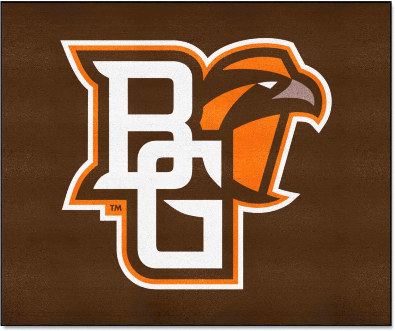 FANMATS 320 Bowling Green Falcons Tailgater Rug - 5ft. x 6ft. Sports Fan Area Rug, Home Decor Rug and Tailgating Mat
