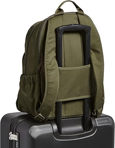 Miniatura 2 de Vera Bradley - Mochila Campus de algodón para mujer, Escalada Ivy Green