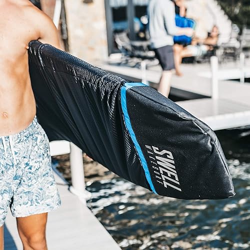 Miniatura 7 de SWELL Wakesurf - Calcetín de wakesurf de longitud ajustable con nariz acolchada y bolsillo, cubierta de wakeboard, talla única para todas las bolsas