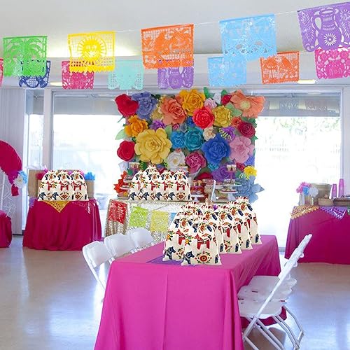 Miniatura 2 de Bolsa de regalo de cumpleaños con piñatas de burro mexicano, bolsa de regalo con cordón para regalo de cinco de mayo, bolsa de golosinas para boda,