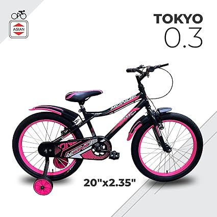 Tokyo 0.3 Smart Plug n Play Freeride Bicycle, Adjustable Handlebar, Magnesium Alloys Structural for Boys/Girls of Age 5 to 8 Years