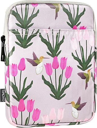 TiMOVO 6-7 Inch Sleeve Case for eReader Book, Tulip & Bird