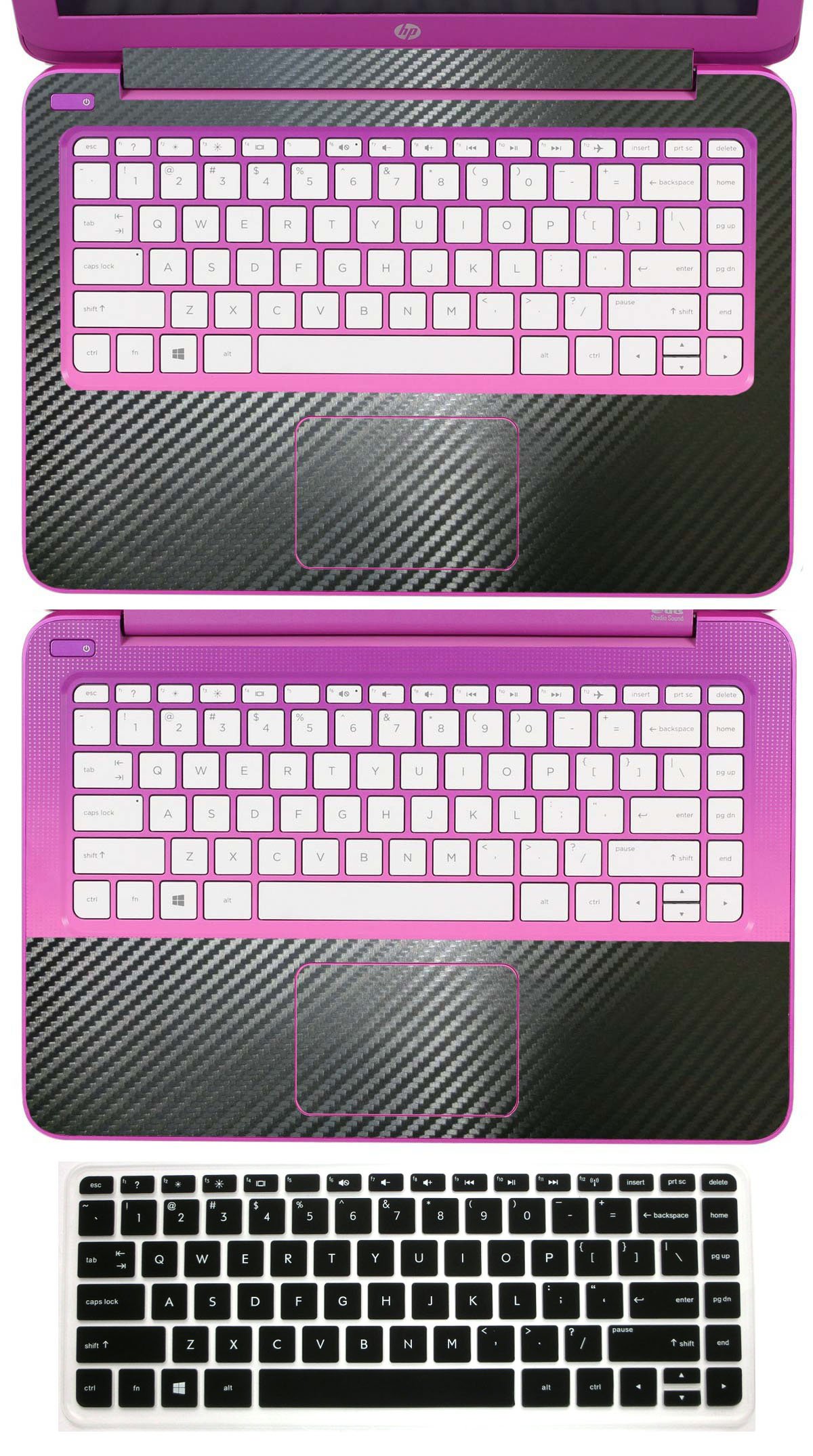 Buy 3in1 Full+ Half Wrist Palmrest Touchpad Sticker Skin+ Keyboard