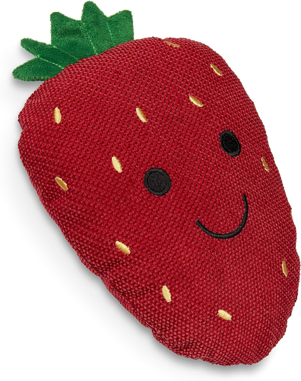 Petface Strawberry Plush Cat Toy Filled with Natural Catnip, Soft Batting Play Toy for Indoor or Outdoor Cats and Kittens