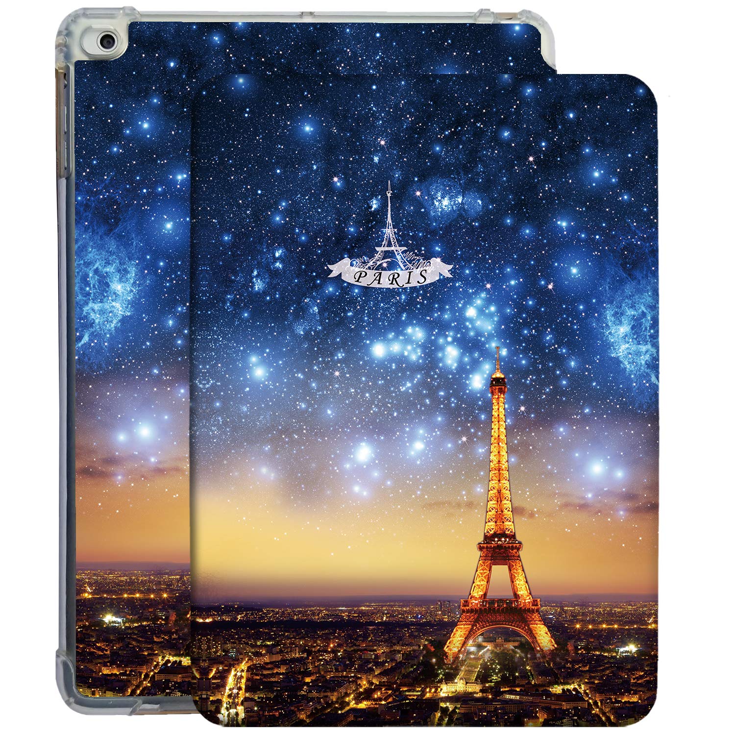 DuraSafe Cases for iPad 9th 2021 8th 2020 7th 2019 Gen [iPad 9 iPad 8 iPad 7 ] 10.2 Inch A2602 A2270 A2197 MK663HN/A MK673HN/A TPU Ultra Slim Printed Flip Case with Corner Protection - Paris Night (B08RX4R2KJ) Amazon Price History, Amazon Price Tracker