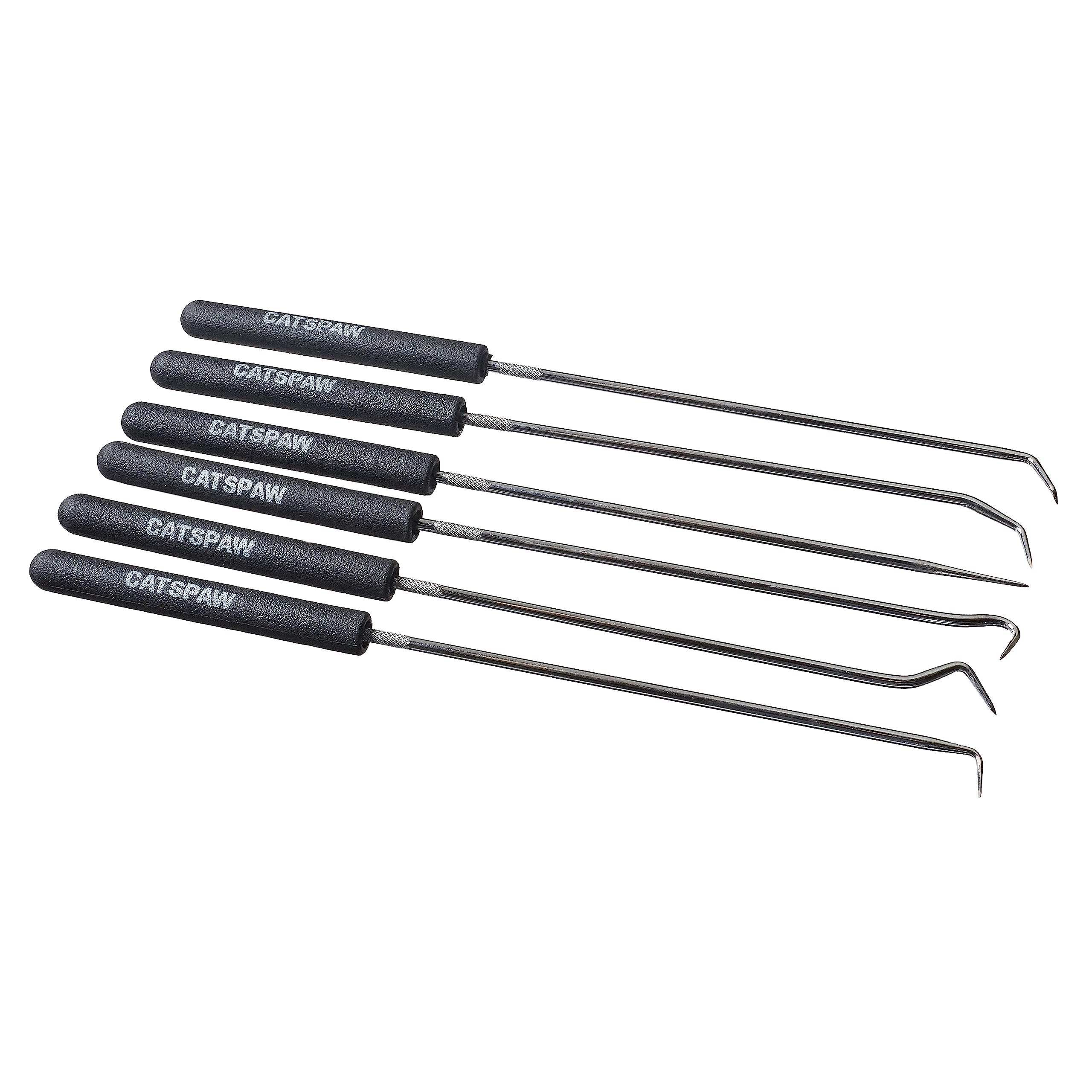 MAYHEW TOOLS 17991 - Juego de ganchos y ganzúas largos con agarre acolchado, 9-3/4 pulgadas, 6 piezas, multicolor, tamaño único