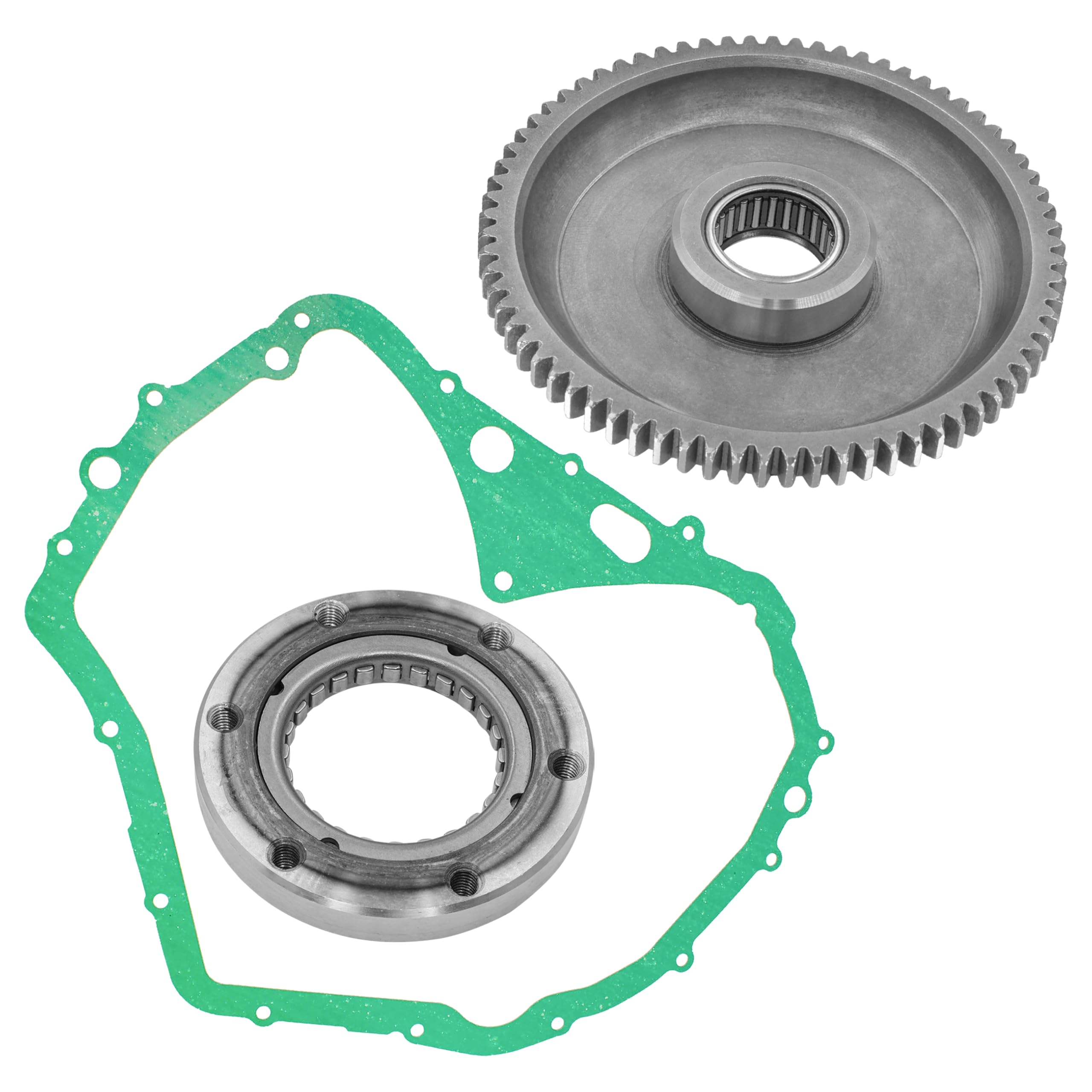 Amazon.com: Caltric Starter Clutch and Driven Gear with Gasket