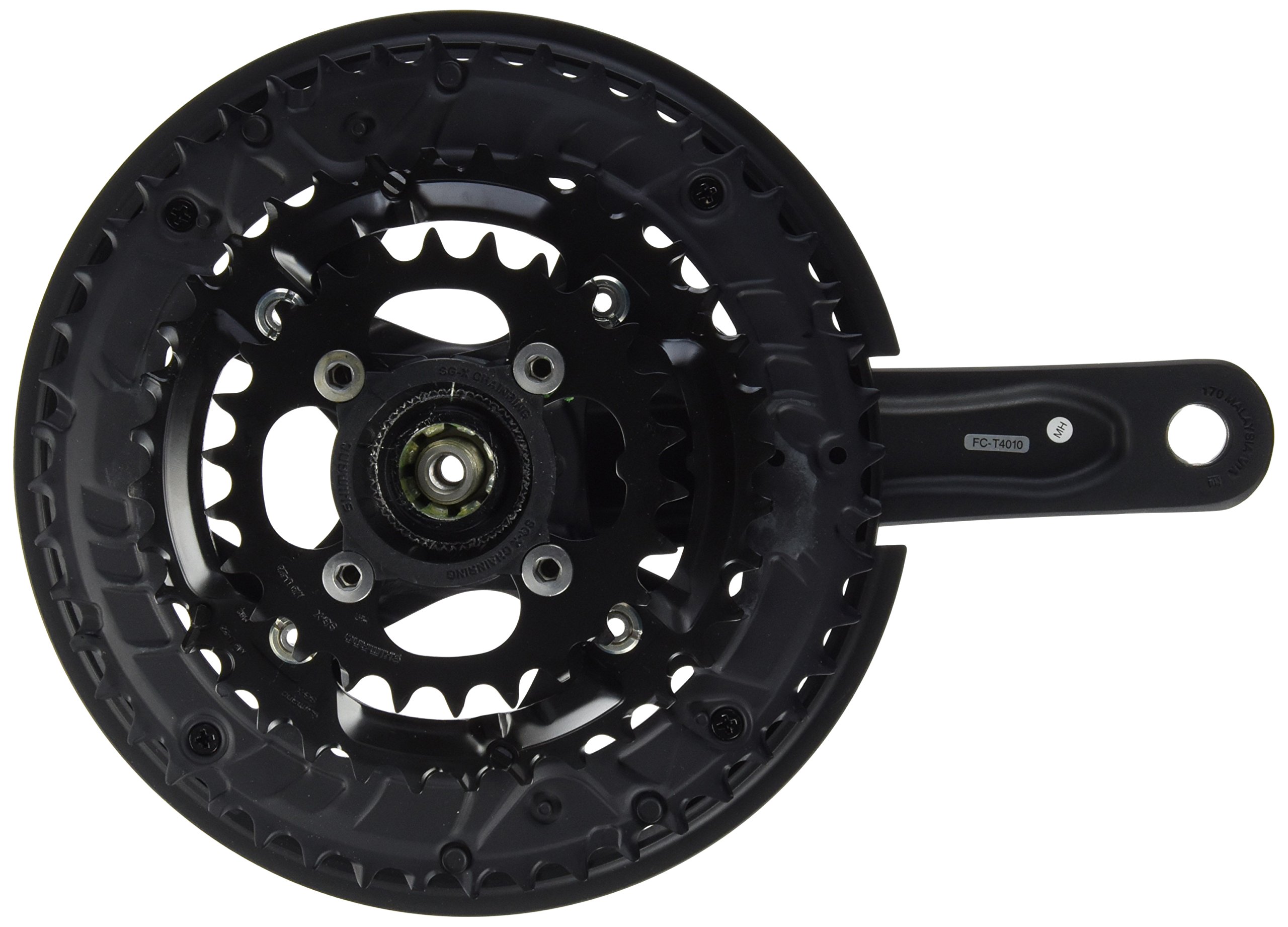 SHIMANO Alivio FC-T4010 Kurbelgarnitur Octalink 9-Fach schwarz 2020 Kurbelgarnituren Mountainbike